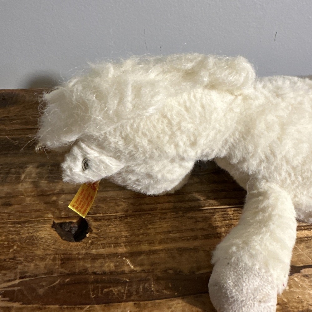 Steiff unicorn Horse White plush toy Unica Sitting Stuffed Animal Pony #067655‎ - Picture 9 of 10